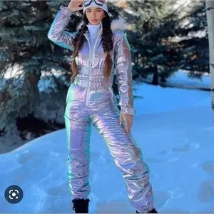Holographic snowsuit shop
